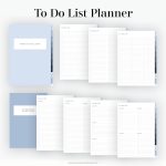 digital to do list planner for goodnotes and notability with over 35 to do list templates and 10 custom sections