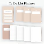 digital to do list planner for goodnotes and notability with over 35 to do list templates and 10 custom sections