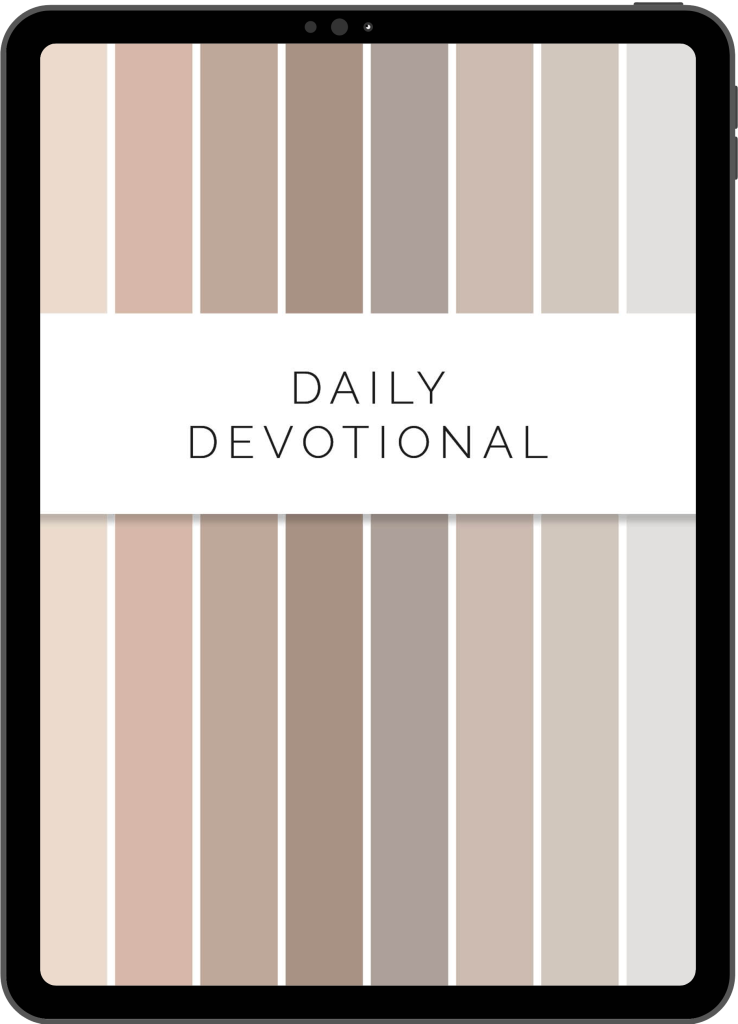 Digital Daily Devotional - Neat and Tidy Design