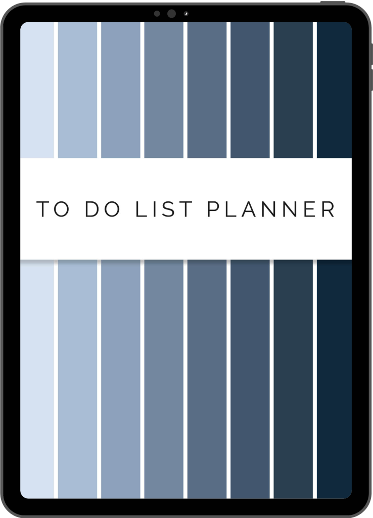 Digital To Do List Planner - Neat and Tidy Design
