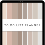 digital to do list planner for goodnotes and notability with over 35 to do list templates and 10 custom sections