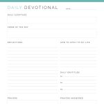 printable daily devotional guided journal page pdf