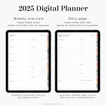 2025 digital planner for goodnotes and notability