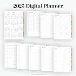 2025 digital planner for goodnotes and notability