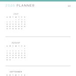 printable quarterly overview planner for 2026, with sunday or monday start to the week in three colours