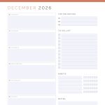 dated printable pdf weekly planner agenda for 2026, comes in three colours