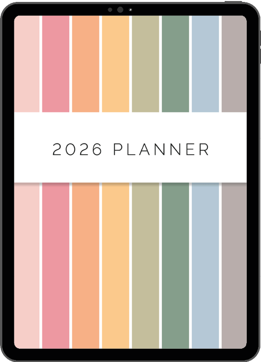 2026 digital weekly, monthly, daily planner for goodnotes and notability