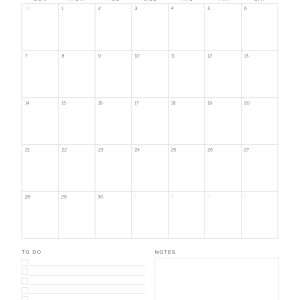 dated printable pdf calendar for 2026, comes in three colours
